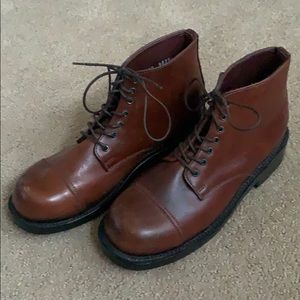L.A.X Genuine Leather Ankle Boots Sz. 9